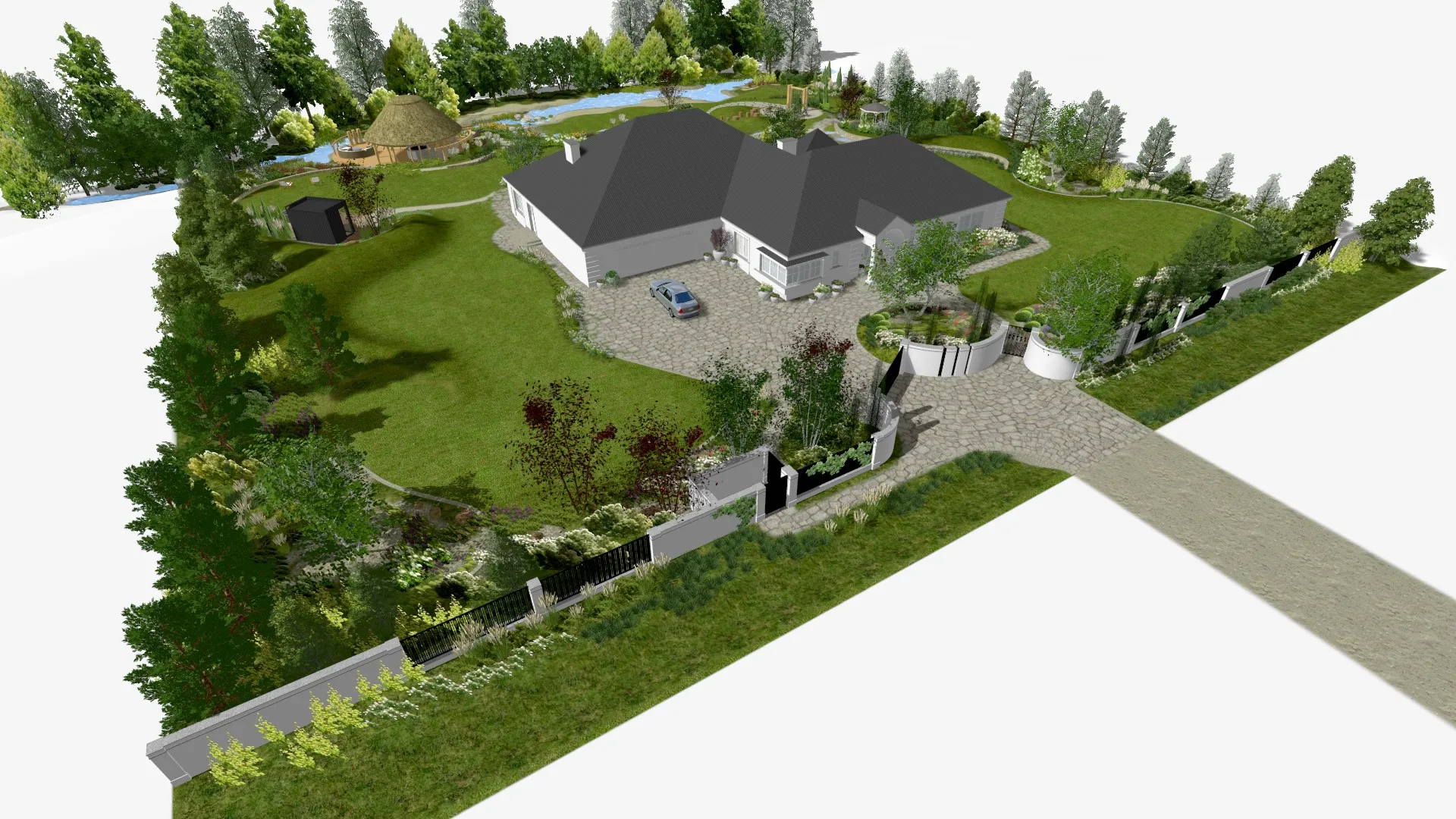 Projekt ogrodu wizualizacja 3D (14)