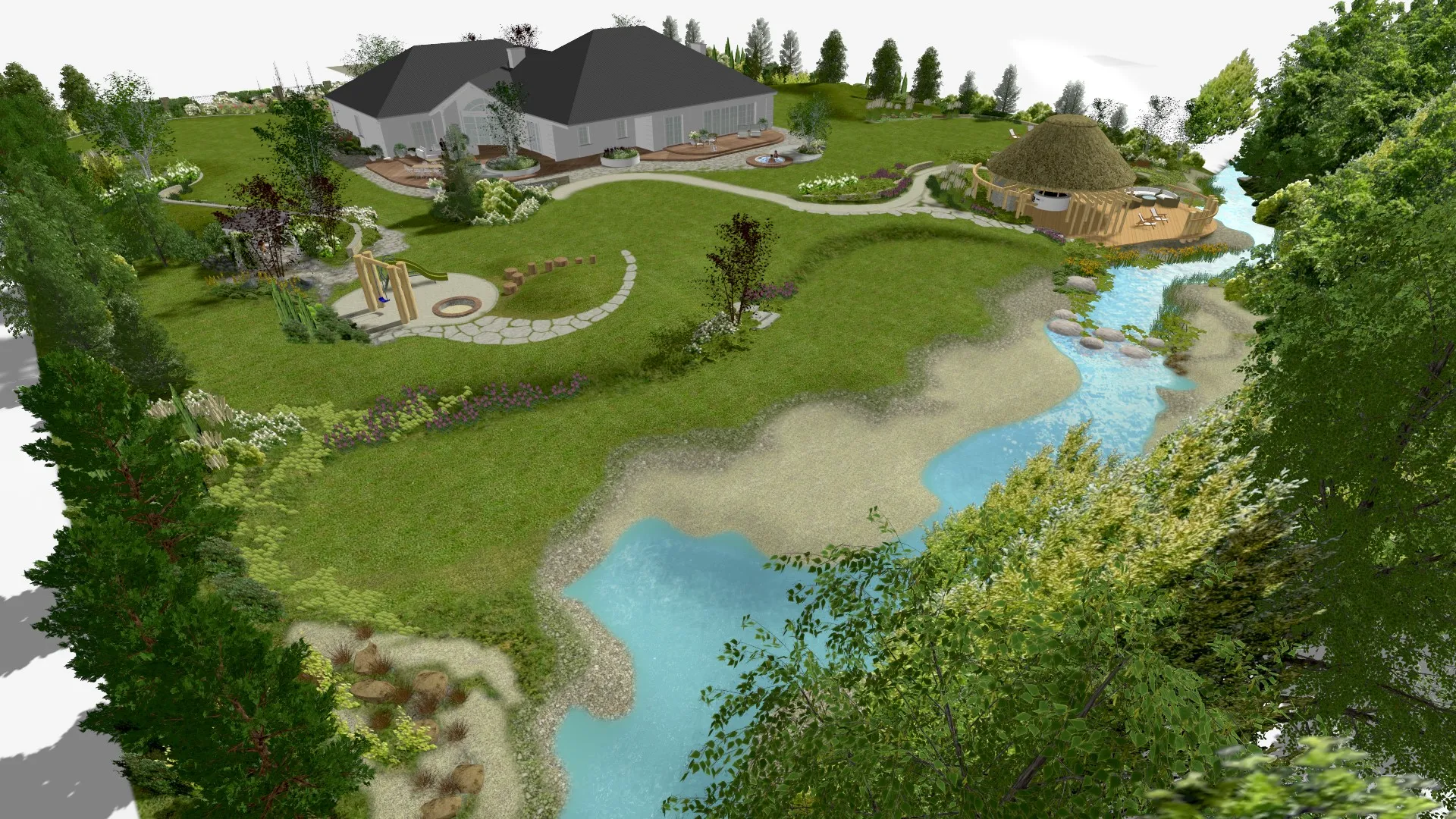 Projekt ogrodu wizualizacja 3D (17)